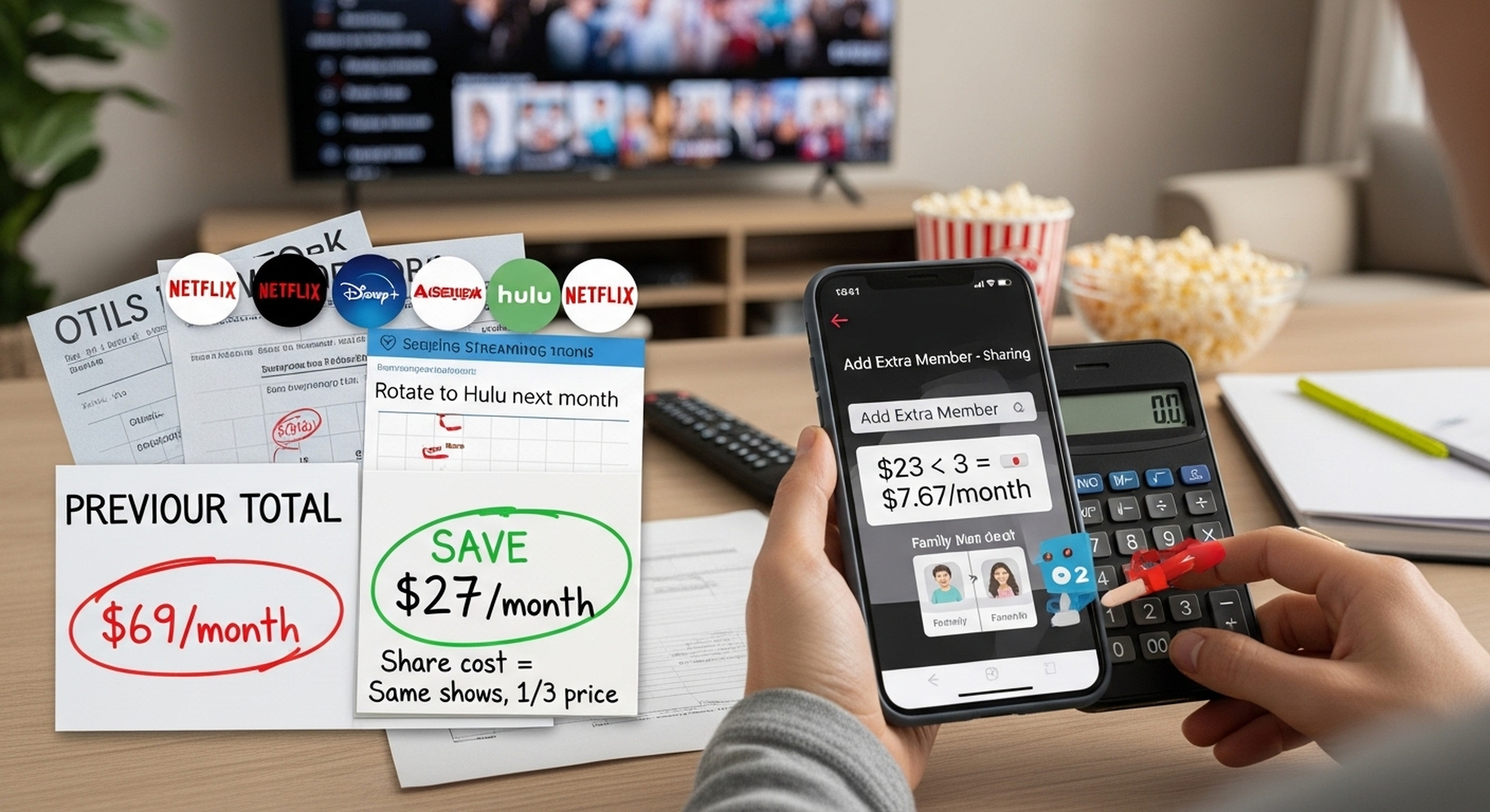 Debt-free planning with calculator and debt payoff chart